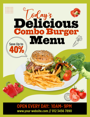 Marketing display menu