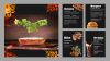 BBQ Burger Menu digital menu board